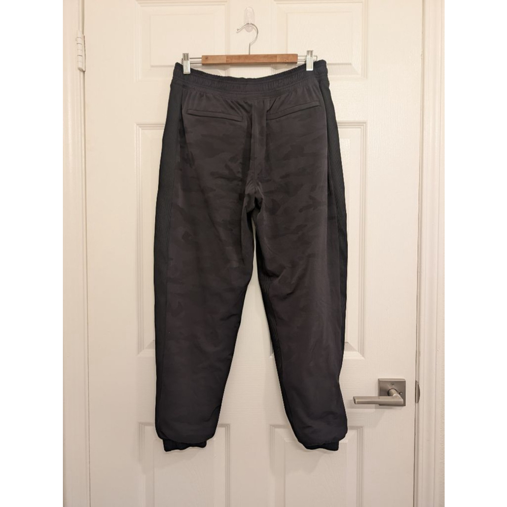 Athleta Women's Size 10 Brooklyn Textured Lined Jogger Pant Black Camo Print - Picture 6 of 6